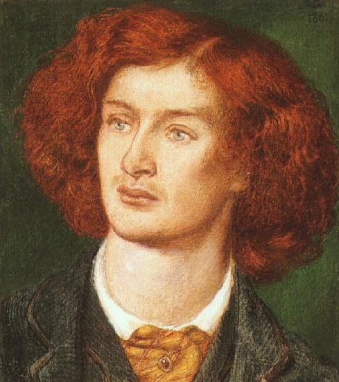 Dante Gabriel Rossetti Portrait of Algernon Swinburne Germany oil painting art